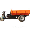 Triciclo minero tipper carging dumper mini camioneta